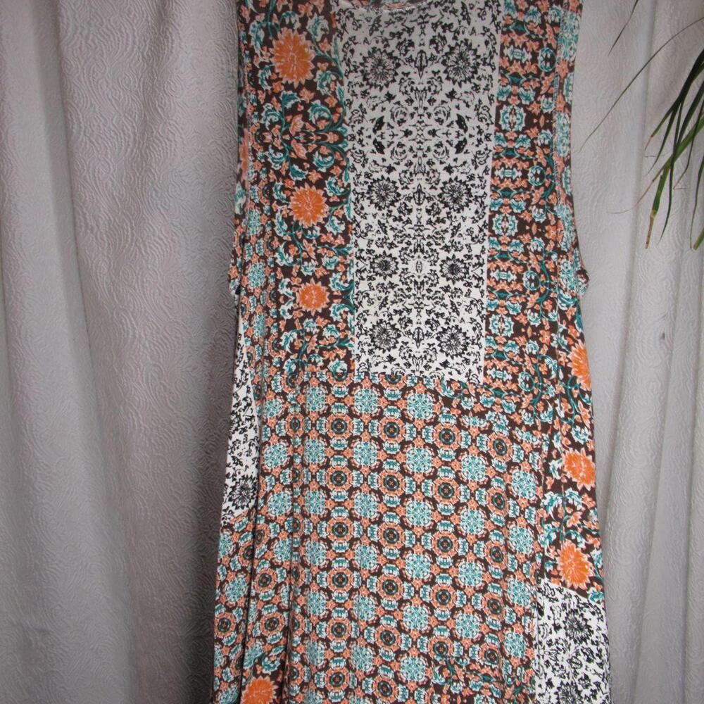 Anthropologie Women's Multi and White Dress